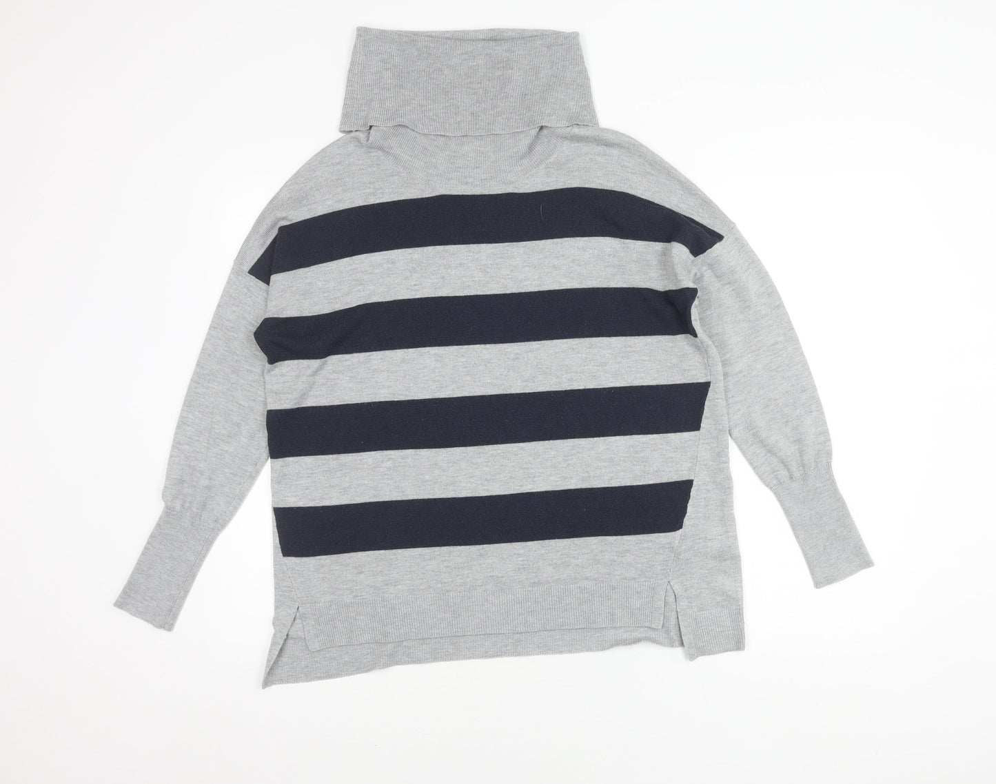 Womens UK Size S Oasis Grey Pullover Jumper