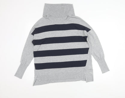 Womens UK Size S Oasis Grey Pullover Jumper