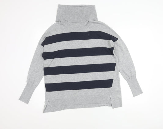 Womens UK Size S Oasis Grey Pullover Jumper