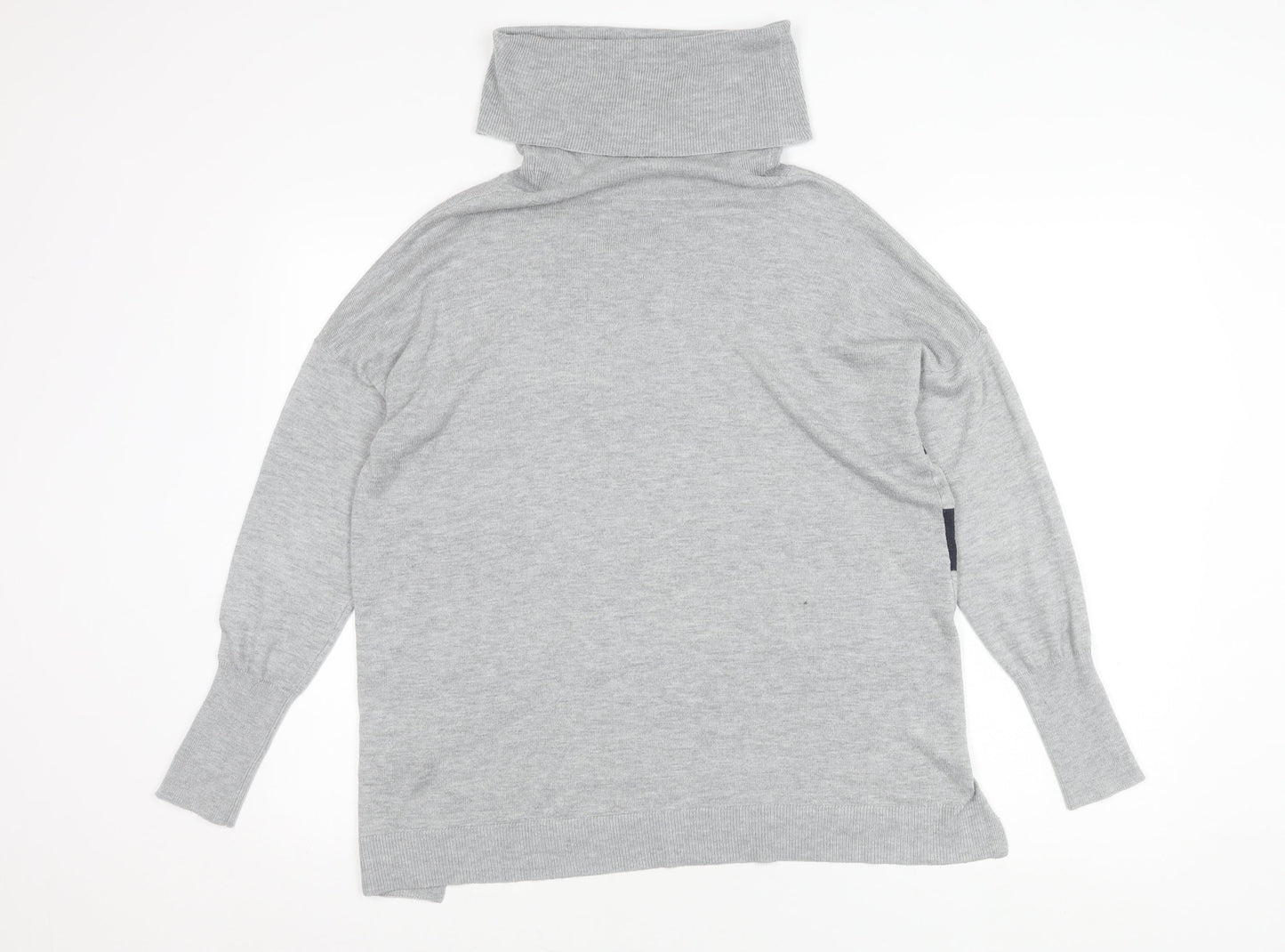 Womens UK Size S Oasis Grey Pullover Jumper