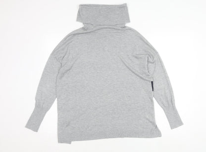 Womens UK Size S Oasis Grey Pullover Jumper