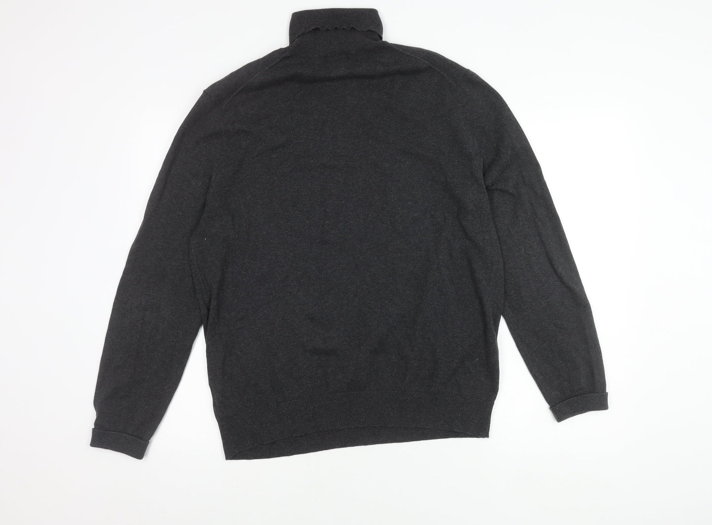 Burton Menswear London Black Mock Neck Pullover