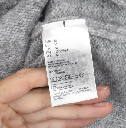 Womens UK Size M H&M Grey Pullover Jumper