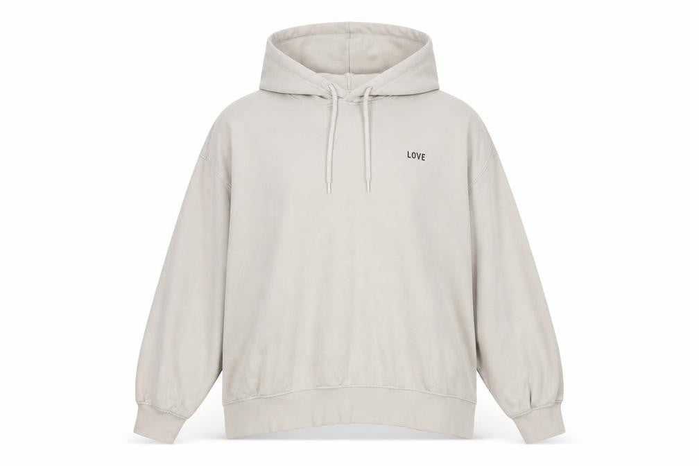 Womens UK Size XL H&M Beige Pullover Hoodie