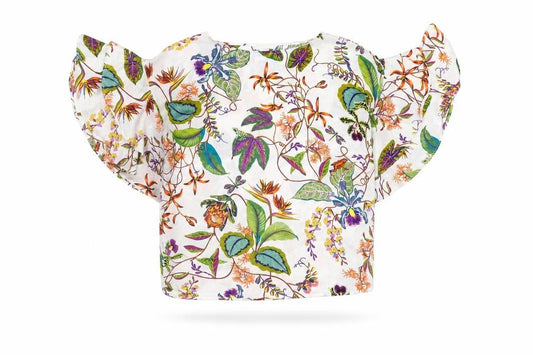 Womens UK Size 4 H&M Multicoloured Cropped