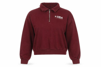 Womens UK Size S H&M Red Pullover Sweatshirt