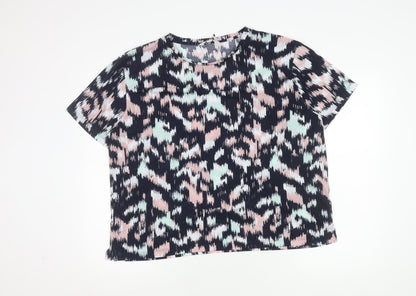 Womens UK Size 18 Marks and Spencer Multicoloured Basic T-Shirt