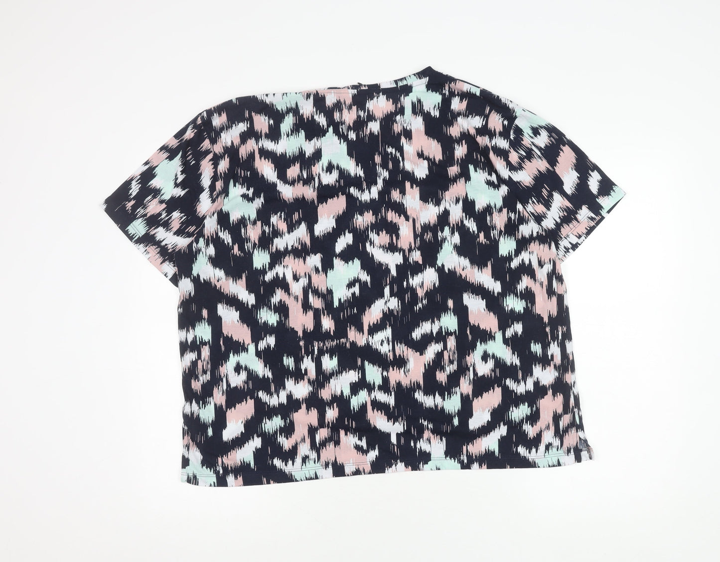 Womens UK Size 18 Marks and Spencer Multicoloured Basic T-Shirt