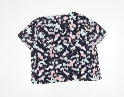 Womens UK Size 18 Marks and Spencer Multicoloured Basic T-Shirt