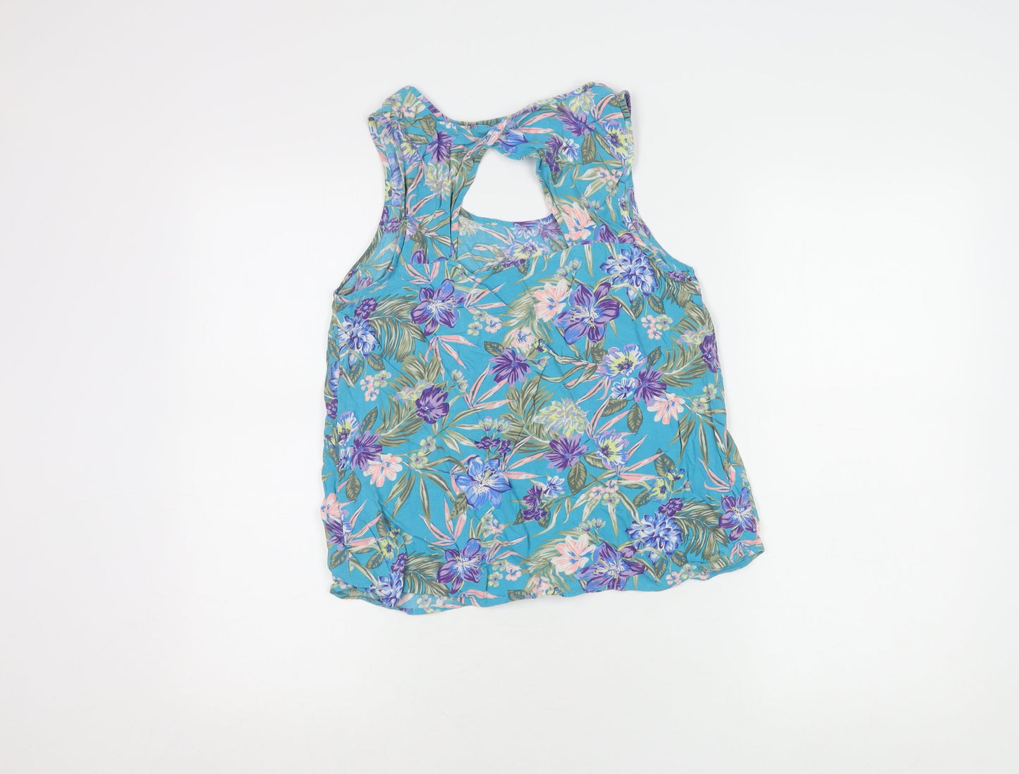 Womens UK Size 10 New Look Multicoloured Basic Tank