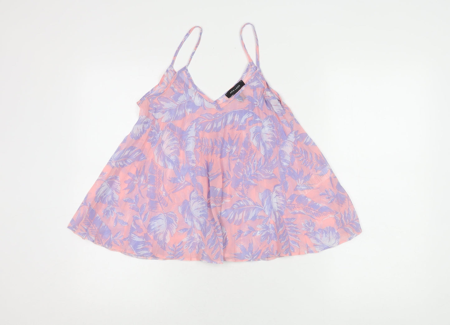 Womens UK Size 8 New Look Pink Camisole Tank