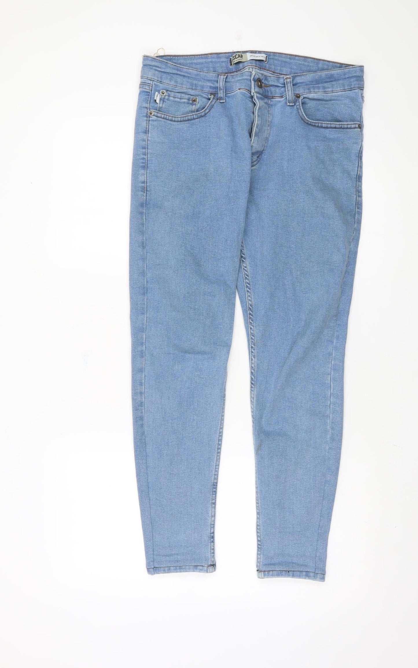 Mens UK Size 31 Oscar  Skinny Blue Jeans