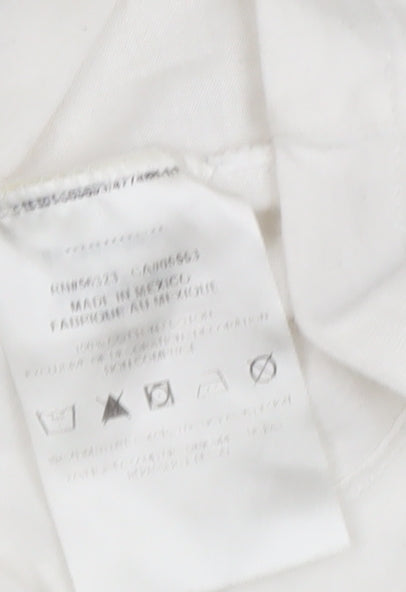 Jordan Men's White Large Graphic Print T-Shirt