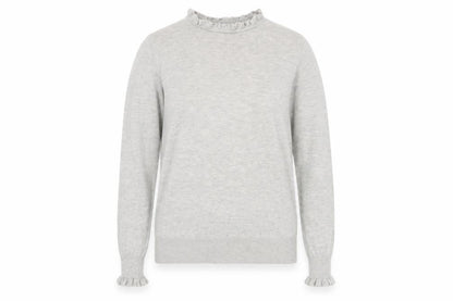 Womens UK Size 10 Warehouse Grey Pullover Jumper
