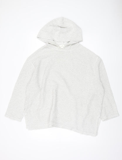 Womens UK Size XL H&M White Pullover Jumper