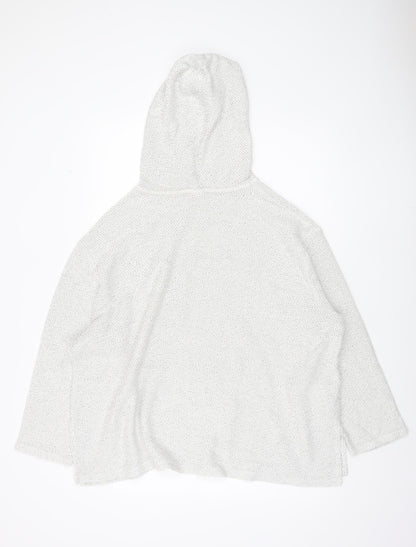 Womens UK Size XL H&M White Pullover Jumper