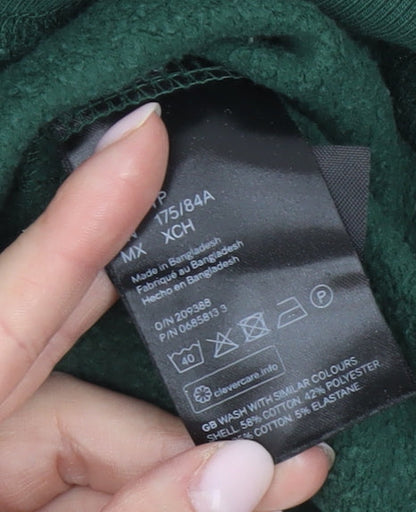 Mens UK Size XS H&M Green Pullover Sweatshirt