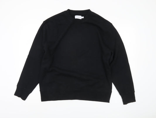 Topman Men's Black M Pullover Sweatshirt