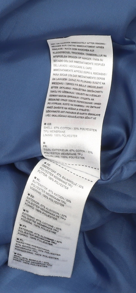 Womens UK Size L Trespass Blue Rain Coat