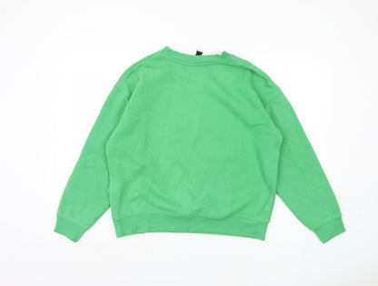 Body Women's Green Pullover Sweatshirt, Size S, Casual Cozy