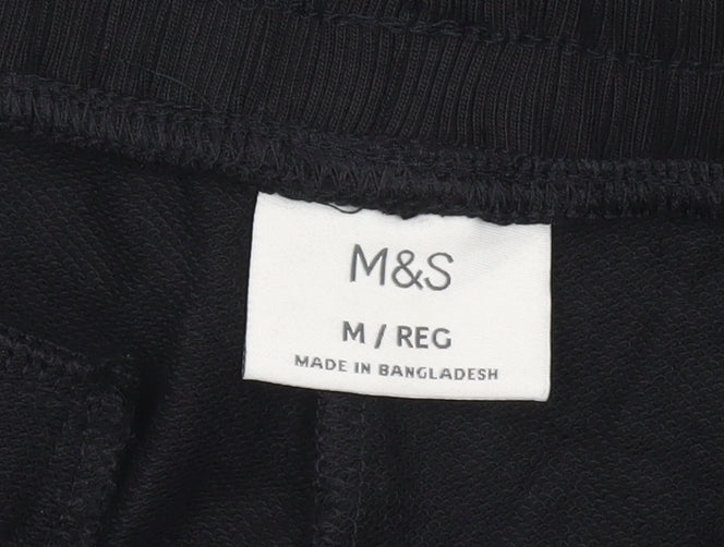 Marks and Spencer Black Jogger Trousers M