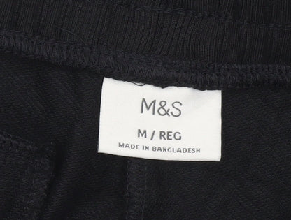 Marks and Spencer Black Jogger Trousers M