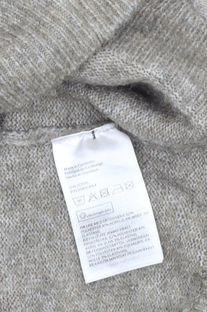 Womens UK Size 14 H&M Beige Pullover Jumper