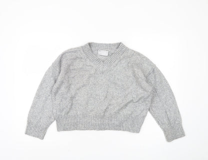 Womens UK Size XS ASOS DESIGN Grey Pullover Jumper