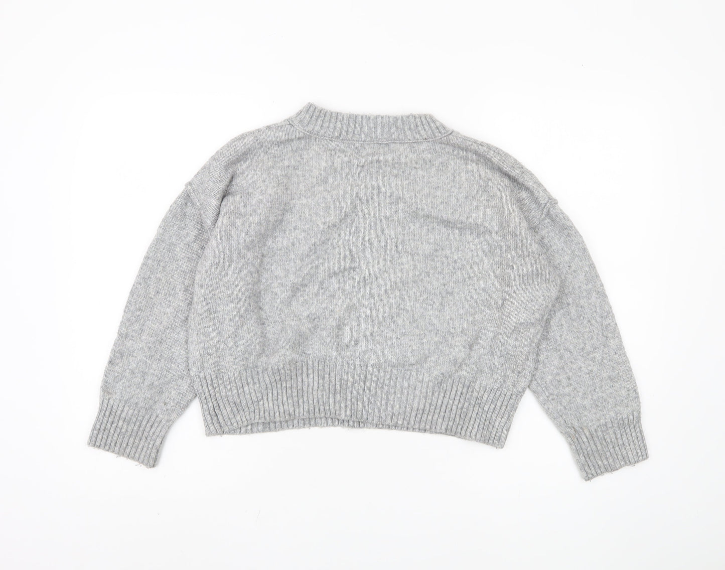 Womens UK Size XS ASOS DESIGN Grey Pullover Jumper