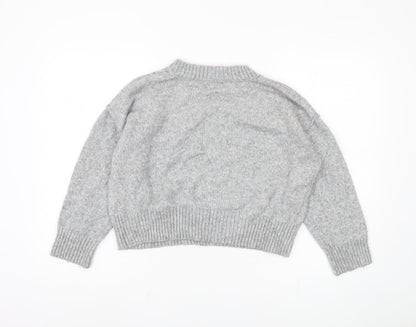 Womens UK Size XS ASOS DESIGN Grey Pullover Jumper