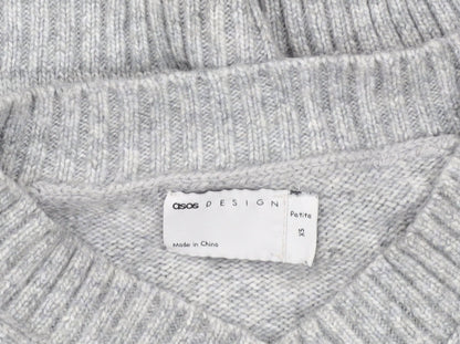 Womens UK Size XS ASOS DESIGN Grey Pullover Jumper