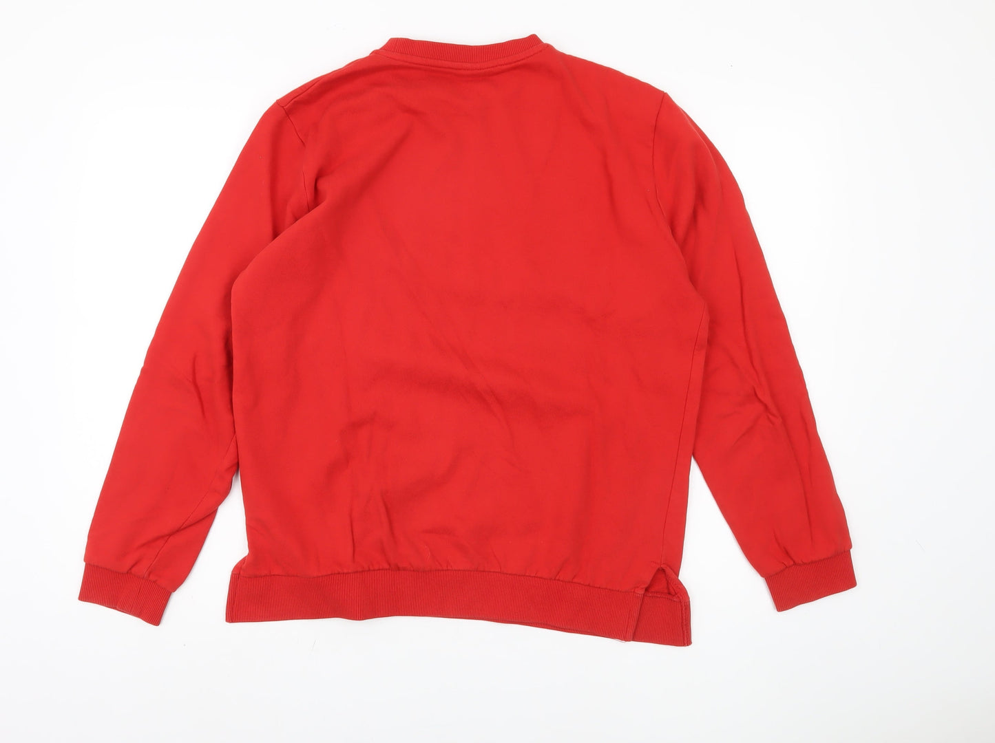 Mens UK Size M ASOS Red Pullover Sweatshirt