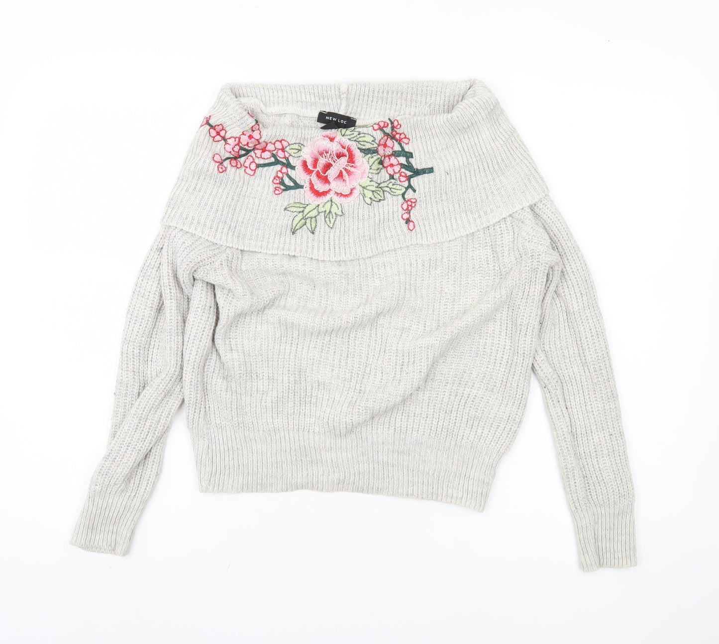 Womens UK Size 8 New Look Ivory Pullover Jumper