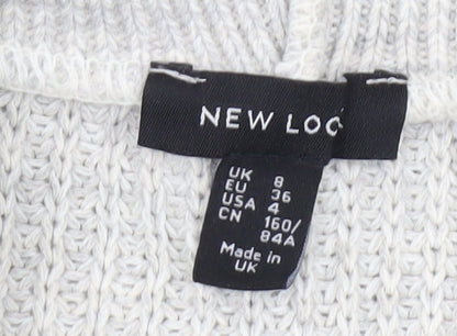 Womens UK Size 8 New Look Ivory Pullover Jumper
