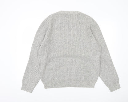 Marks and Spencer Men's Grey Pullover Jumper L