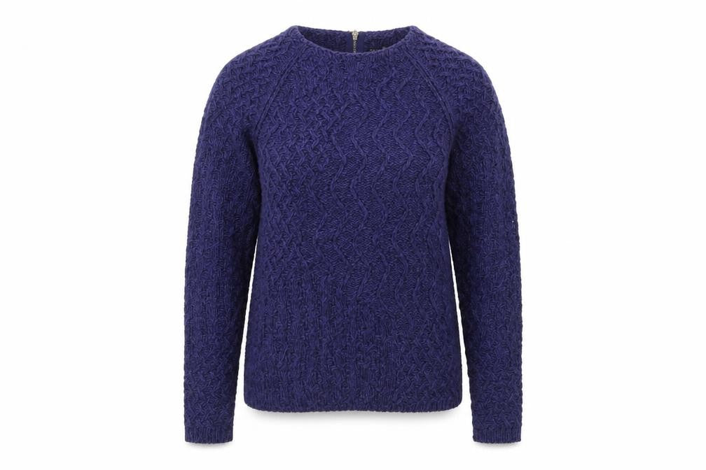 Womens UK Size S Ellen Reyes Purple Full Zip Jumper