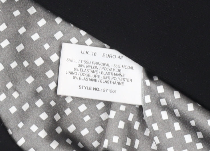 Womens UK Size 16 Alex & Co. Regular Black Suit Jacket