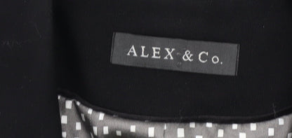 Womens UK Size 16 Alex & Co. Regular Black Suit Jacket