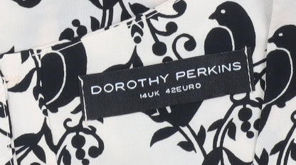 Womens UK Size 14 Dorothy Perkins Ivory  Blouse