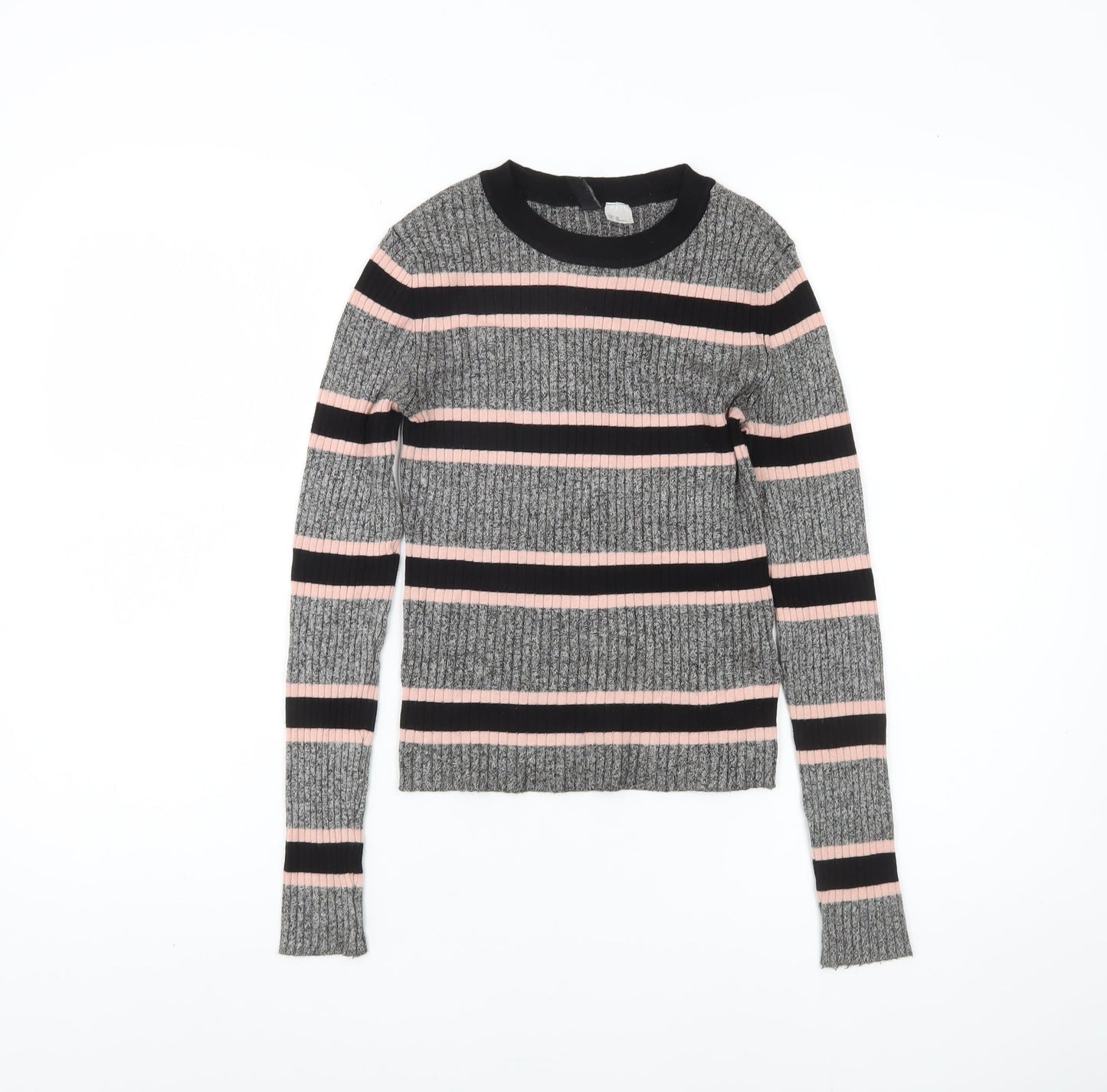 Womens UK Size XS H&M Multicoloured Pullover Jumper