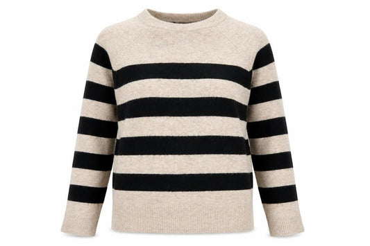 Womens UK Size M New Look Beige Pullover Jumper