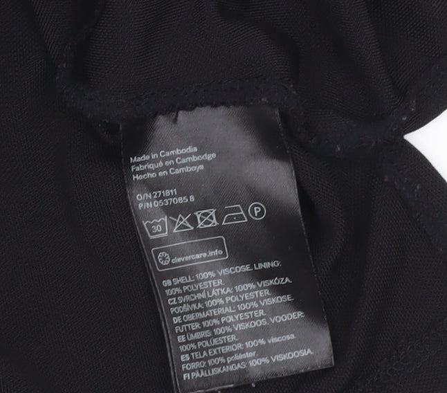 Womens UK Size 6 H&M Black Camisole Tank