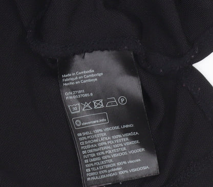 Womens UK Size 6 H&M Black Camisole Tank