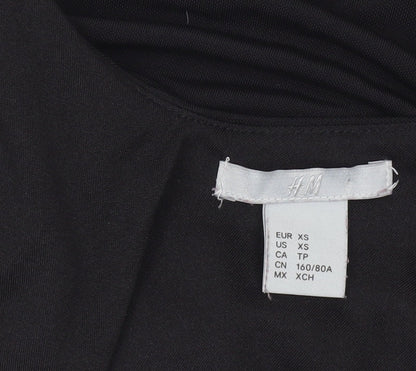 Womens UK Size 6 H&M Black Camisole Tank