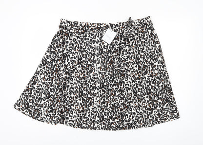 Next Women's Multicoloured Animal Print Skirt