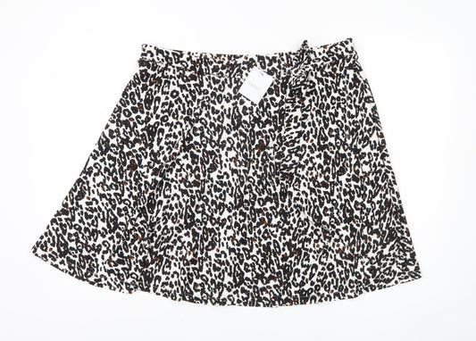 Next Women's Multicoloured Animal Print Skirt