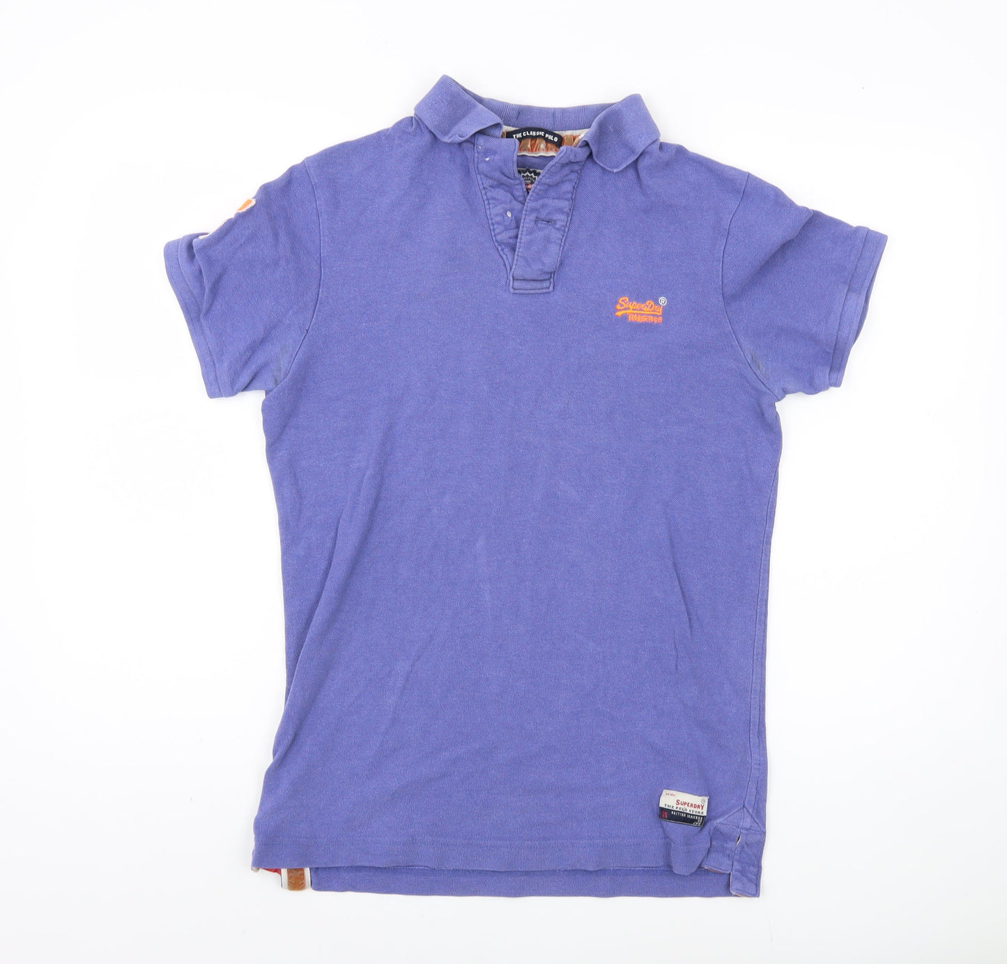 Superdry Men's Blue Polo Shirt, Medium, Casual Wear