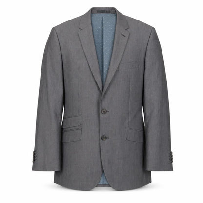 Mens UK Size 40 Greenwoods Regular Grey Suit Jacket