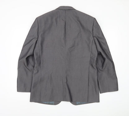 Mens UK Size 40 Greenwoods Regular Grey Suit Jacket