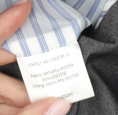 Mens UK Size 40 Greenwoods Regular Grey Suit Jacket